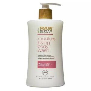 Raw Sugar Watermelon and Fresh Mint Moisture Loving Body Wash 40 FL OZ PACK OF 2
